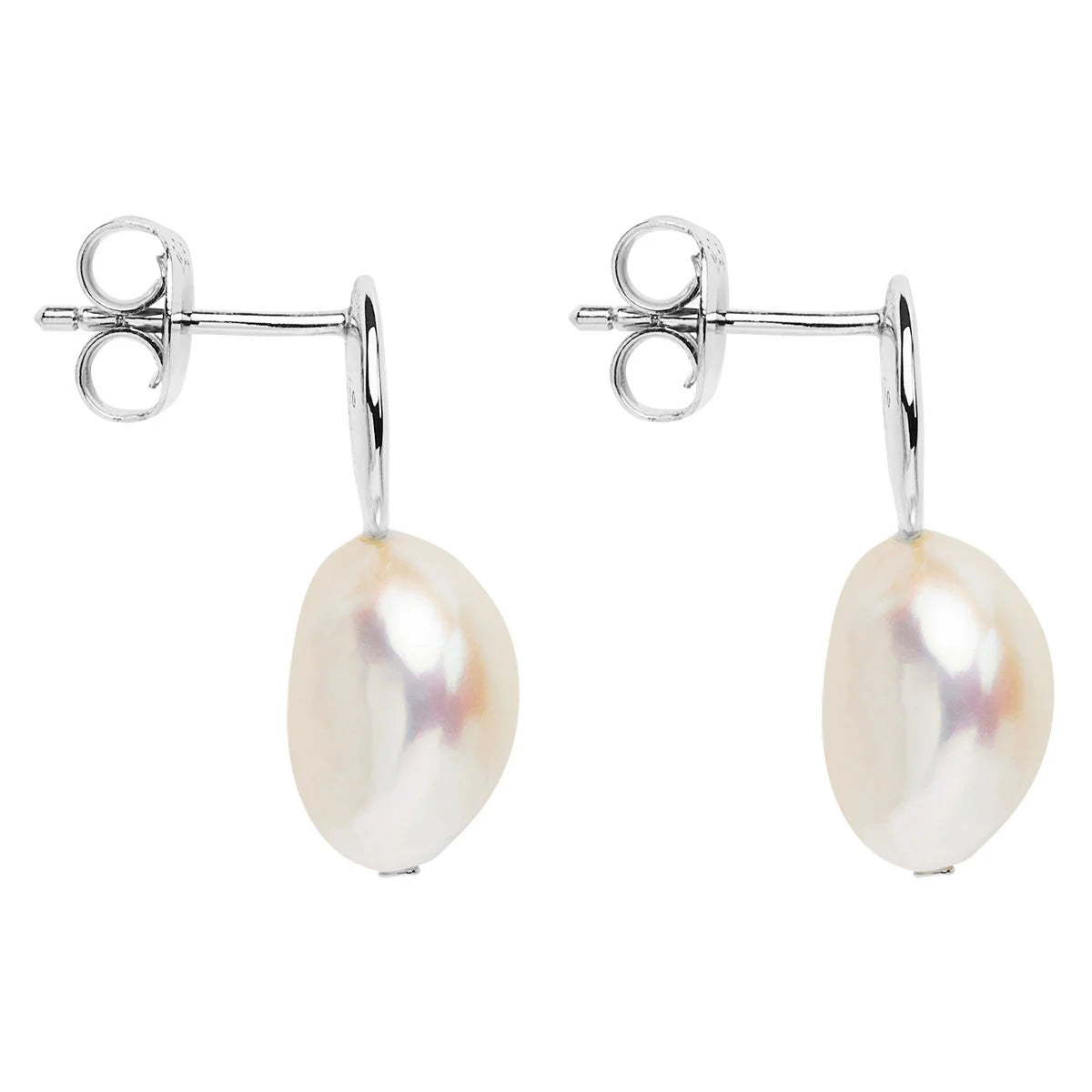 NAJO Renaissance Silver Pearl Earrings E7100