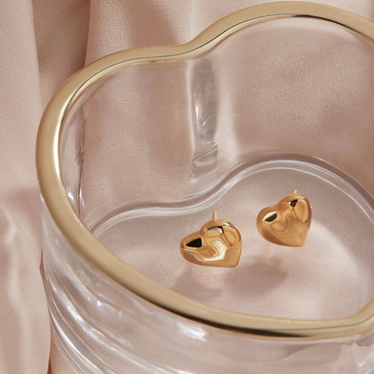 NAJO Amore Yellow Gold Stud Earrings E7116