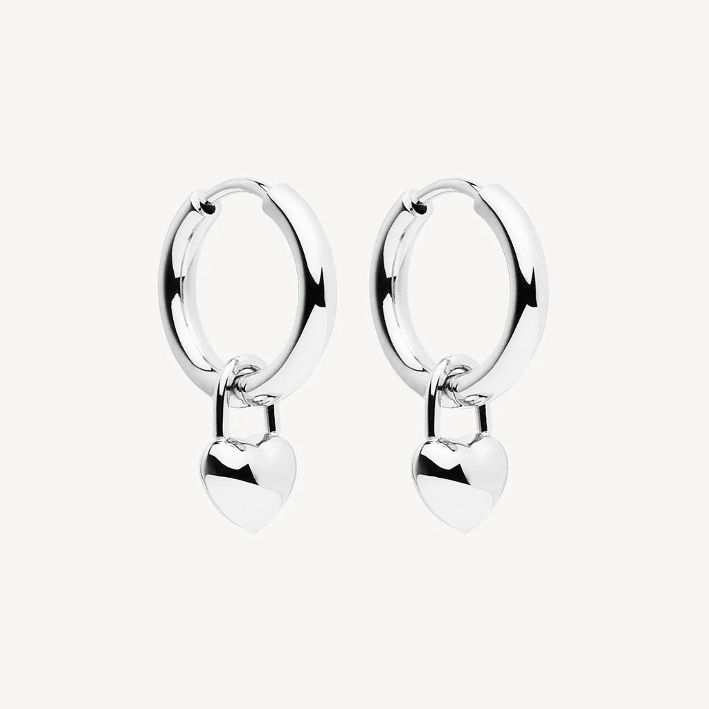 NAJO Amore Silver Hoop Earrings  E7126