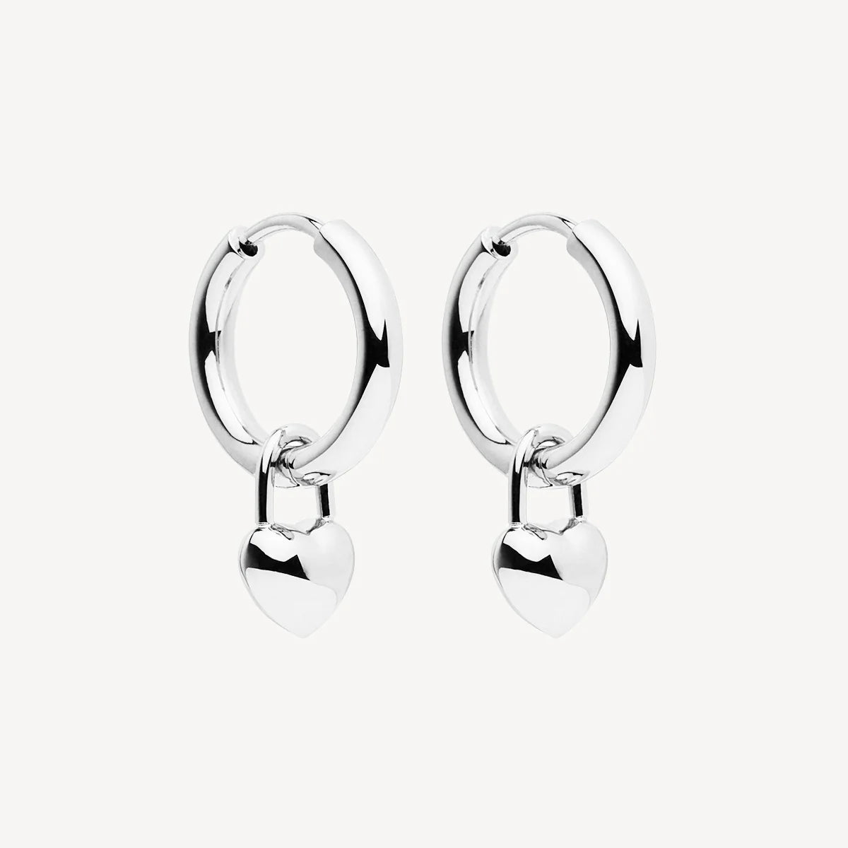NAJO Amore Silver Hoop Earrings  E7126