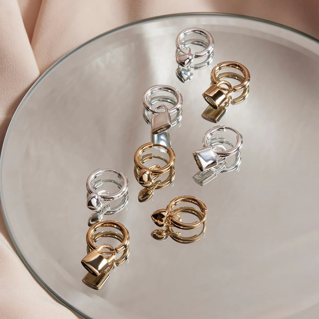 NAJO Amore Silver Hoop Earrings  E7126