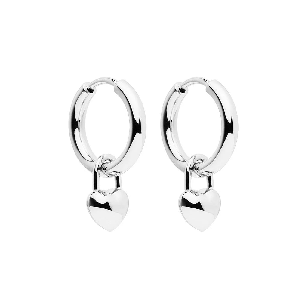 NAJO Amore Silver Hoop Earrings  E7126