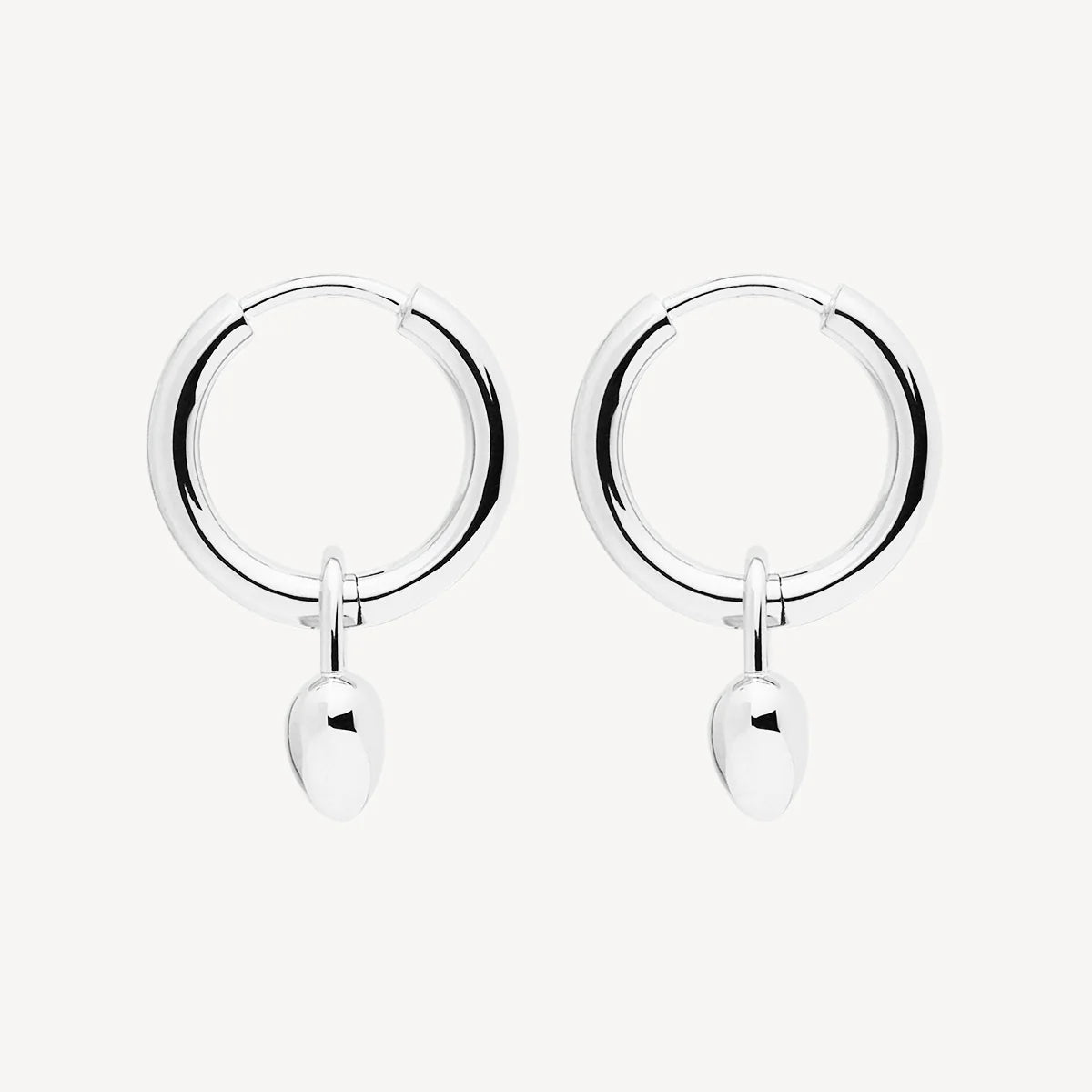 NAJO Amore Silver Hoop Earrings  E7126