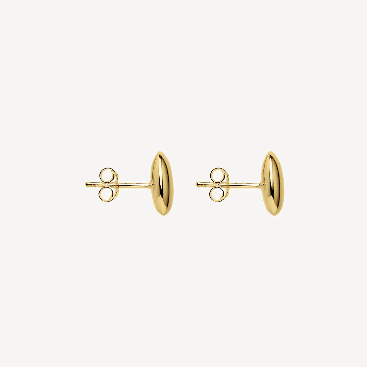 NAJO Pebblet Yellow Gold Stud Earrings E7143