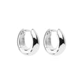 NAJO Arco Silver Huggie Earrings E7174