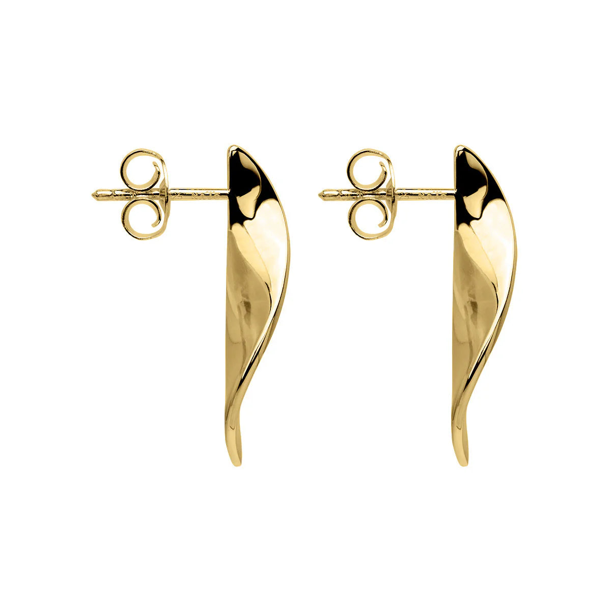 NAJO Ocean Trail Yellow Gold Earrings E7183