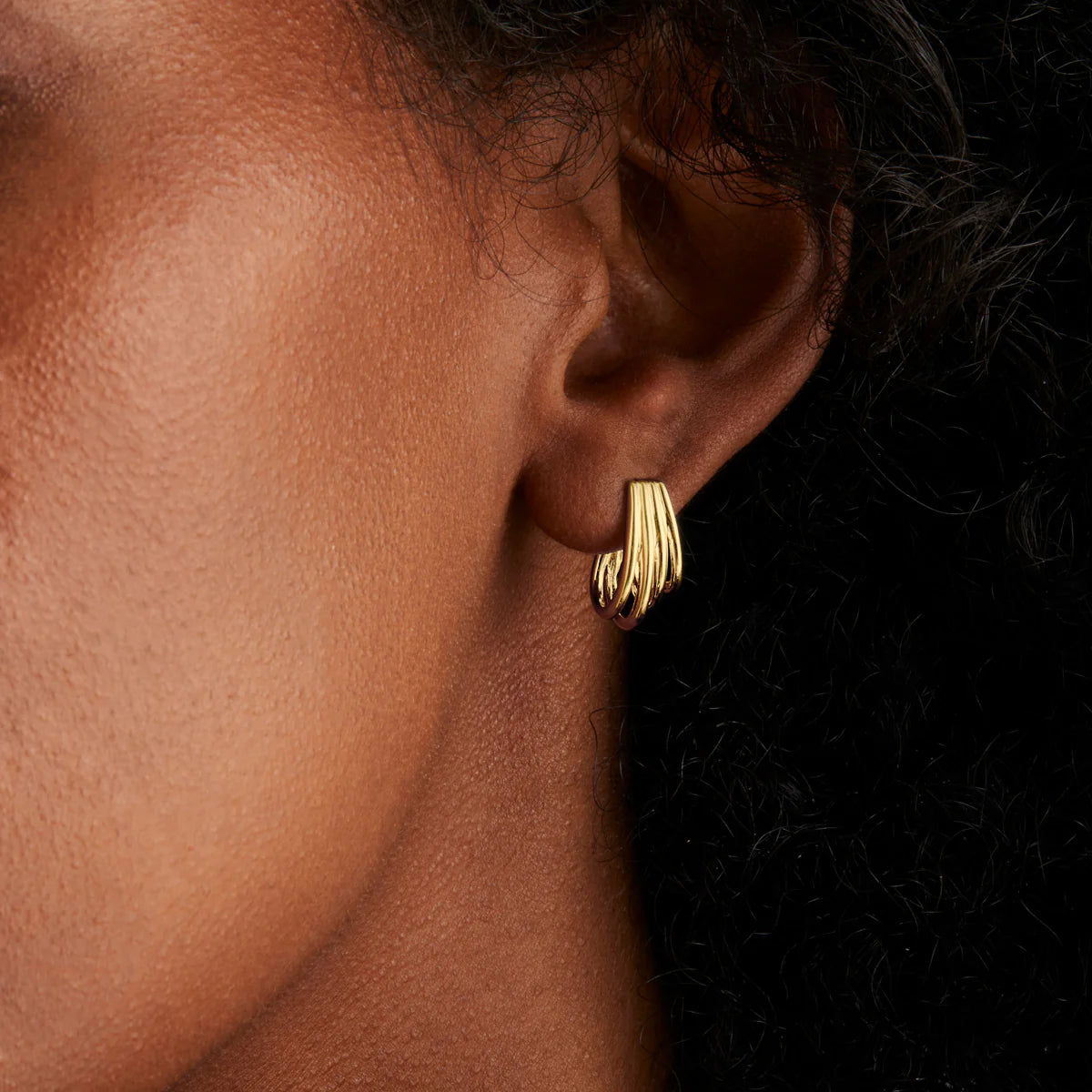 NAJO Vitality Yellow Gold Earrings E7185