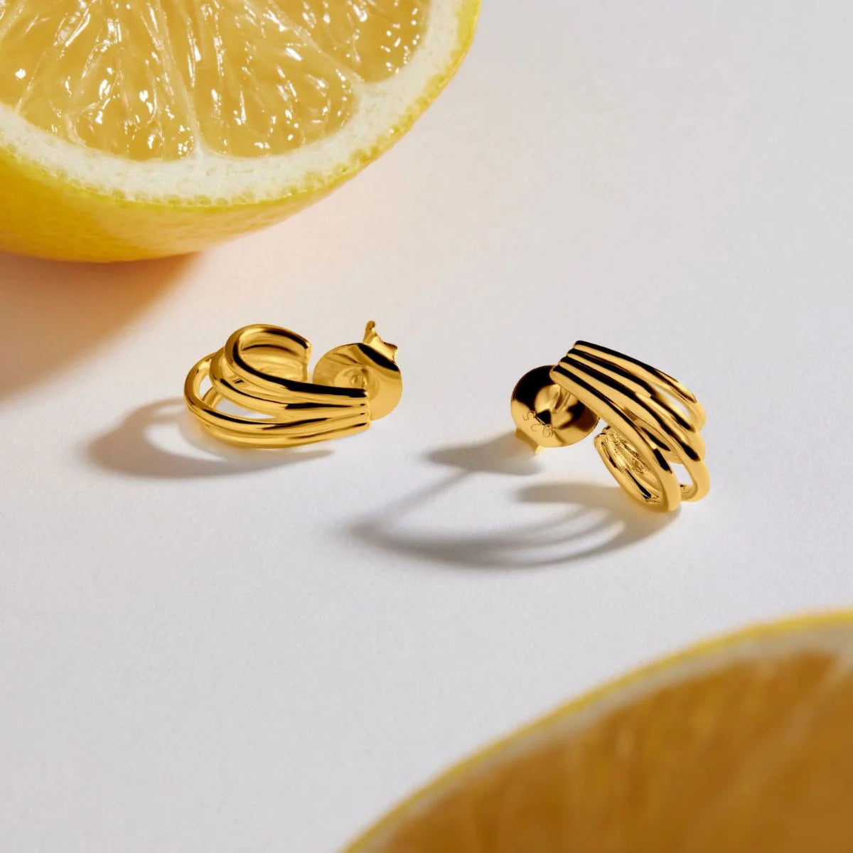 NAJO Vitality Yellow Gold Earrings E7185