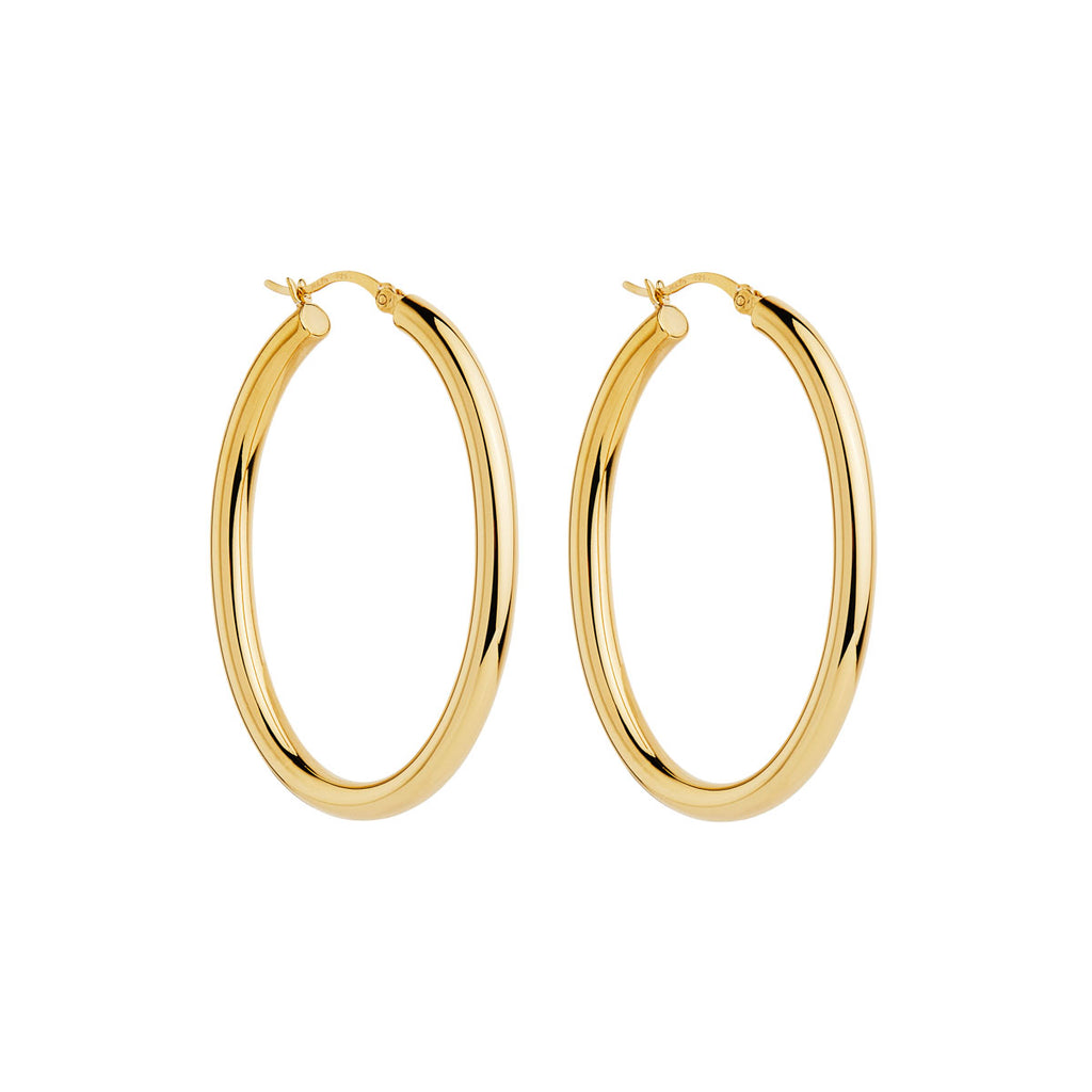 NAJO Orbit Hoop Earrings Yellow Gold E7223