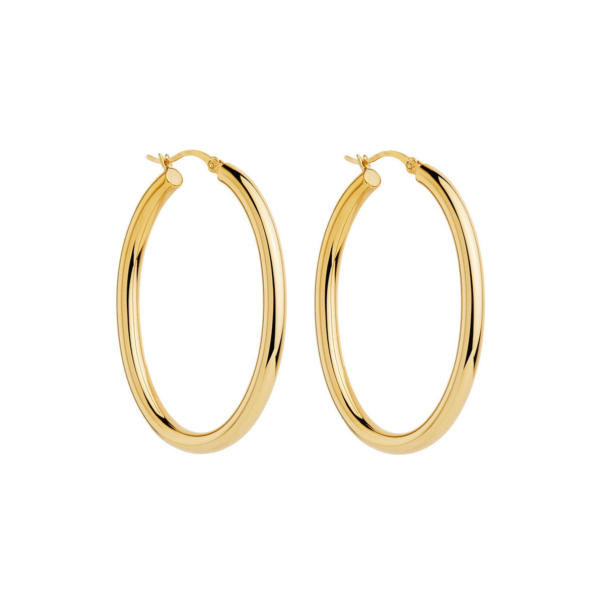 NAJO Orbit Hoop Earrings Yellow Gold E7223