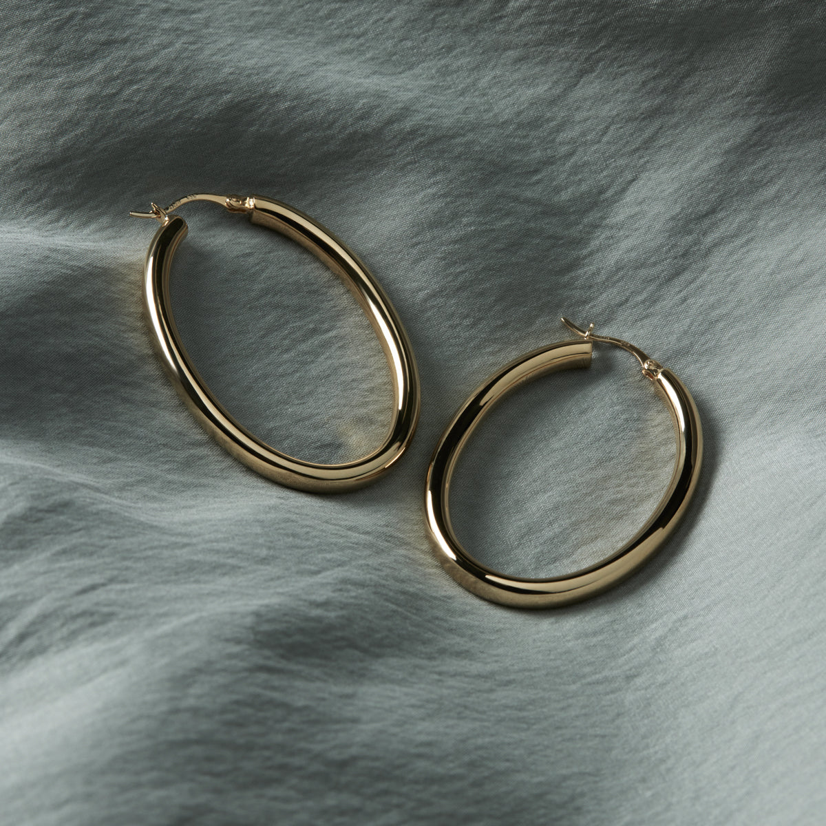 NAJO Orbit Hoop Earrings Yellow Gold E7223