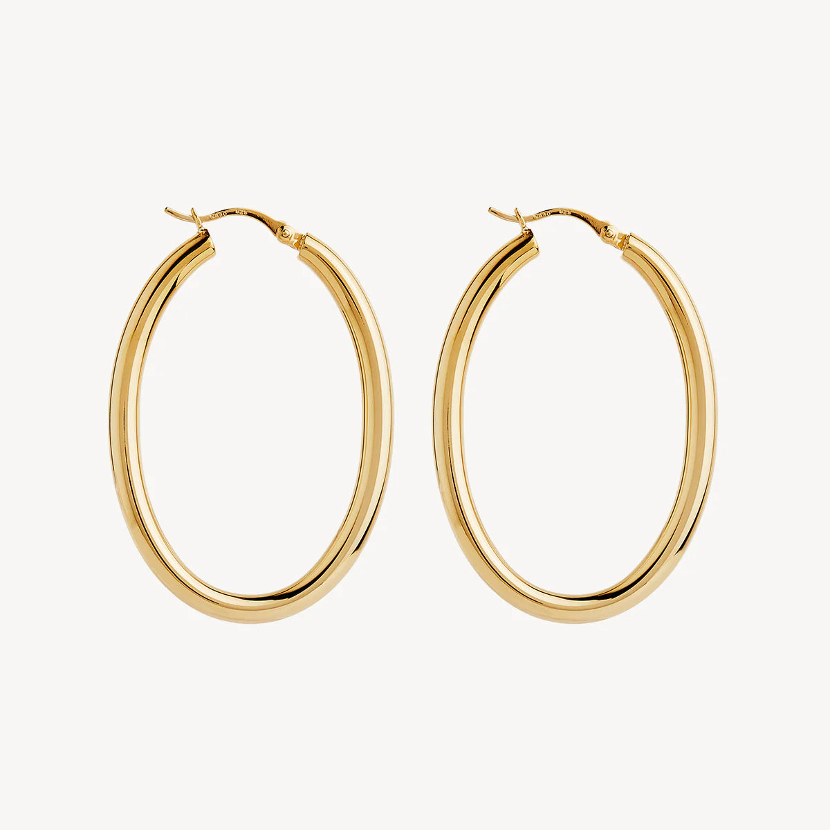 NAJO Orbit Hoop Earrings Yellow Gold E7223