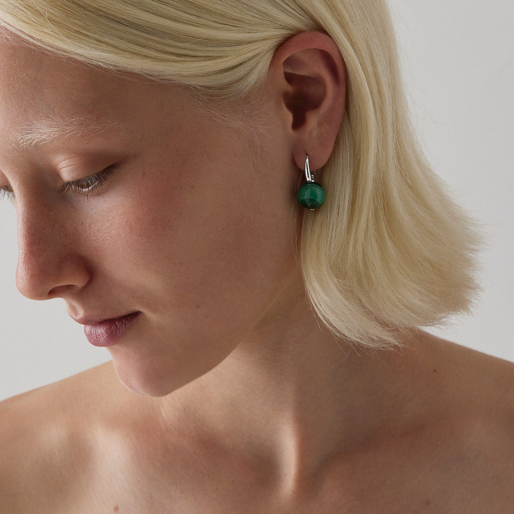 NAJO Capella Malachite Earrings E7263