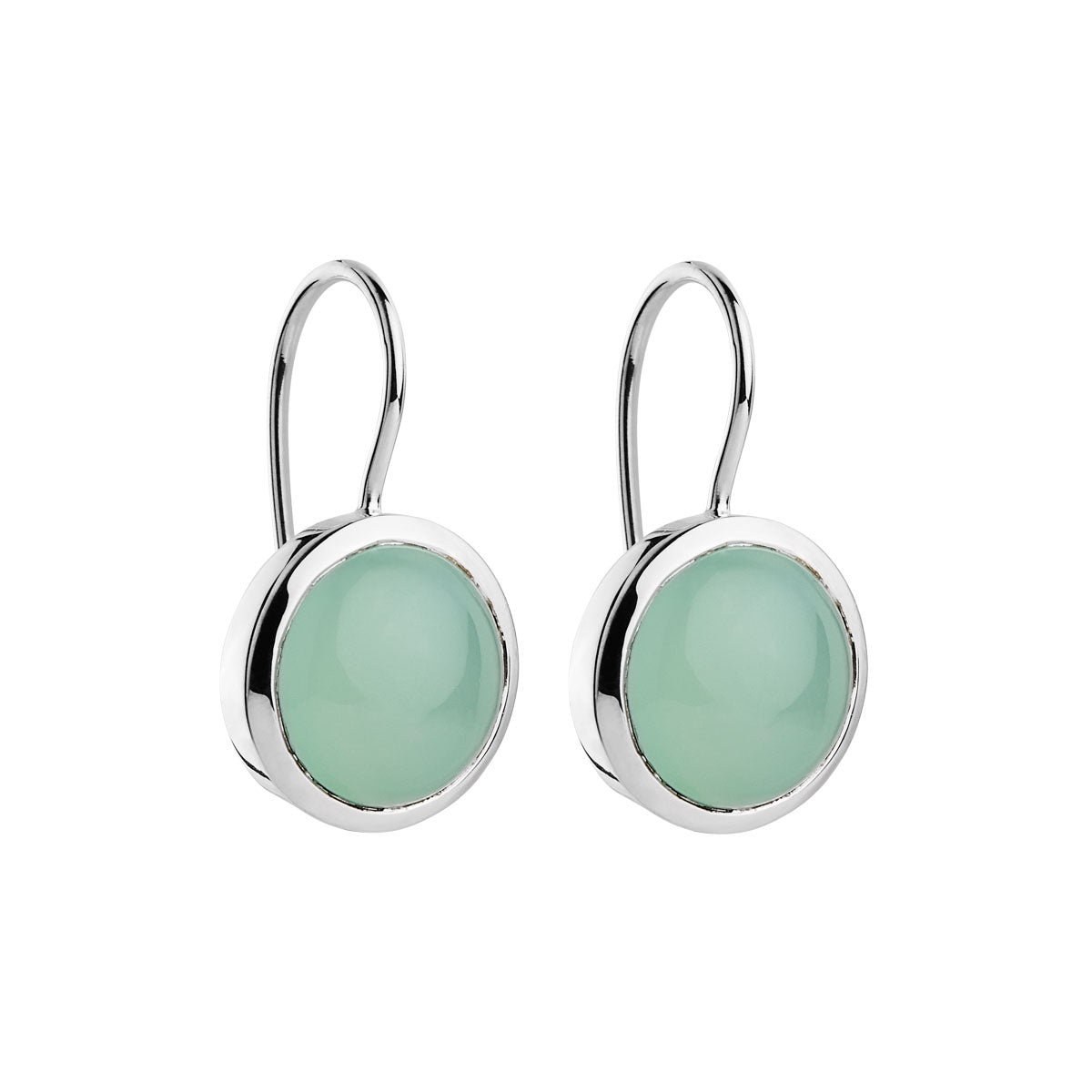NAJO  Chroma Aqua Chalcedony Earrings E7265