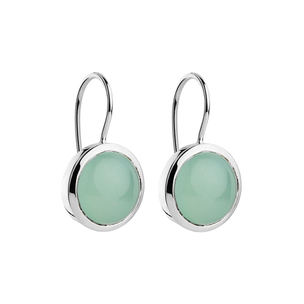 NAJO  Chroma Aqua Chalcedony Earrings E7265