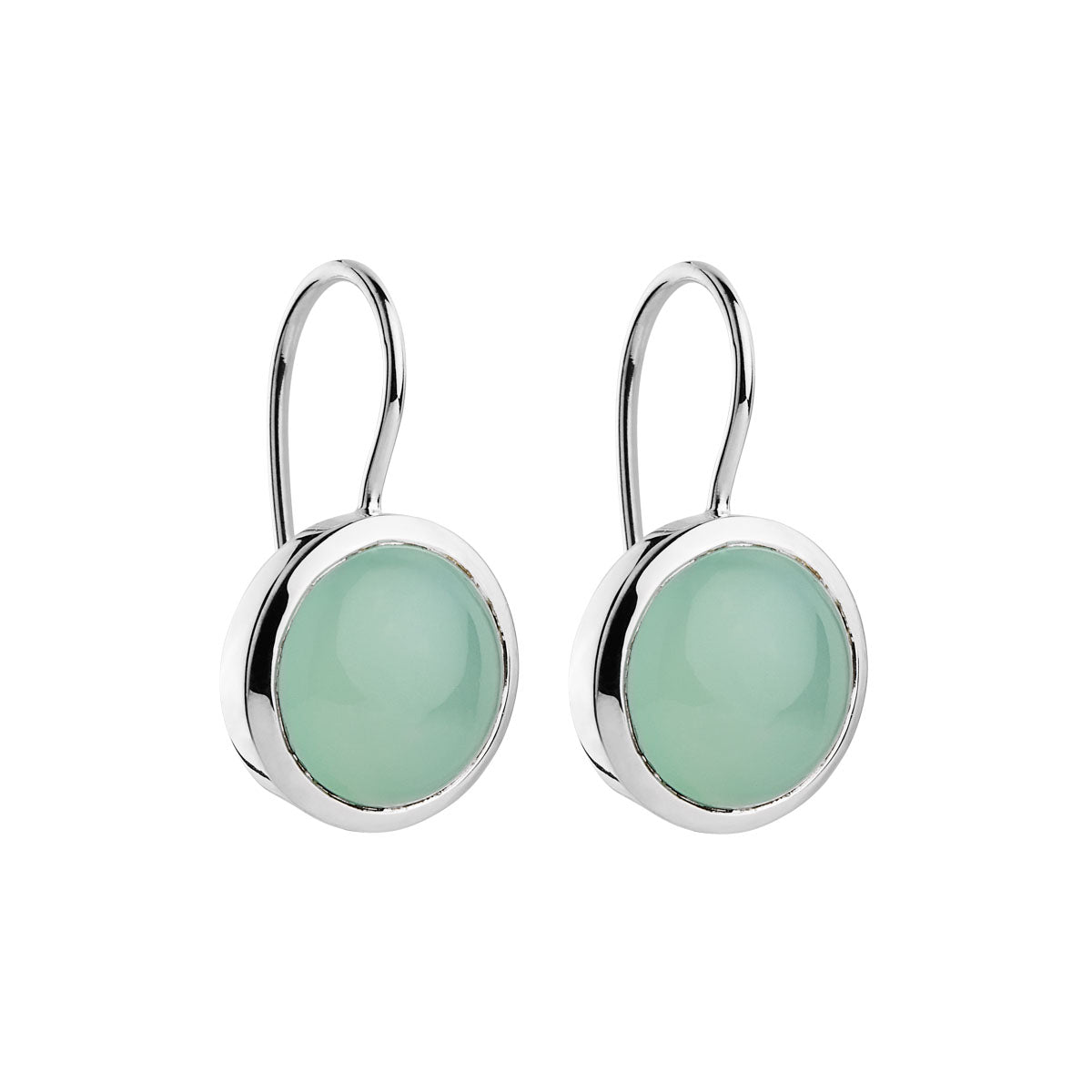 NAJO  Chroma Aqua Chalcedony Earrings E7265