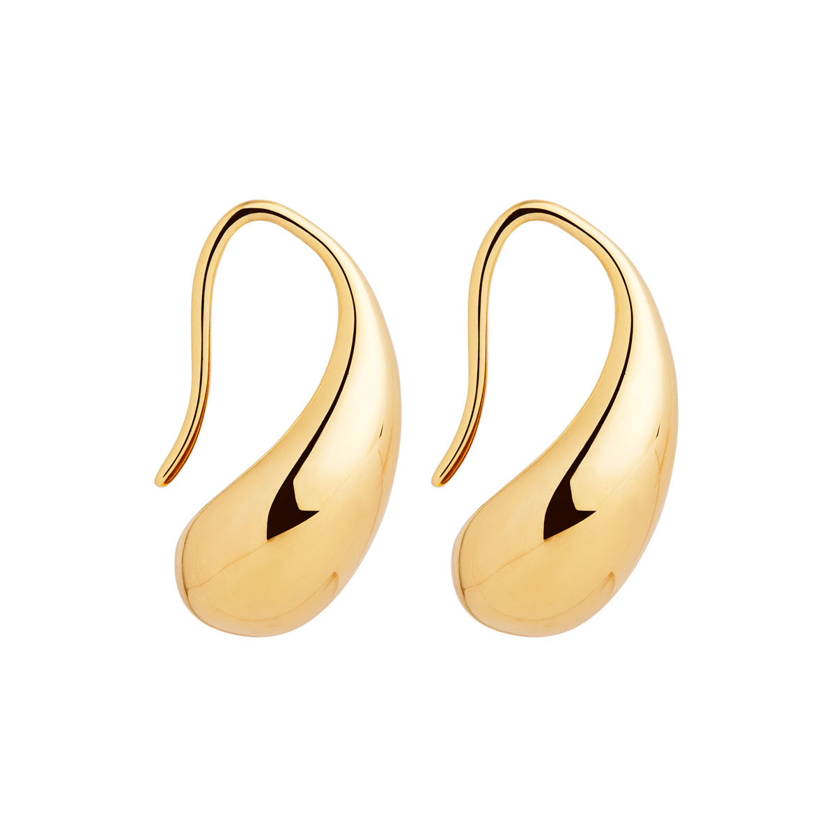 NAJO Eau Earrings Yellow Gold E7305