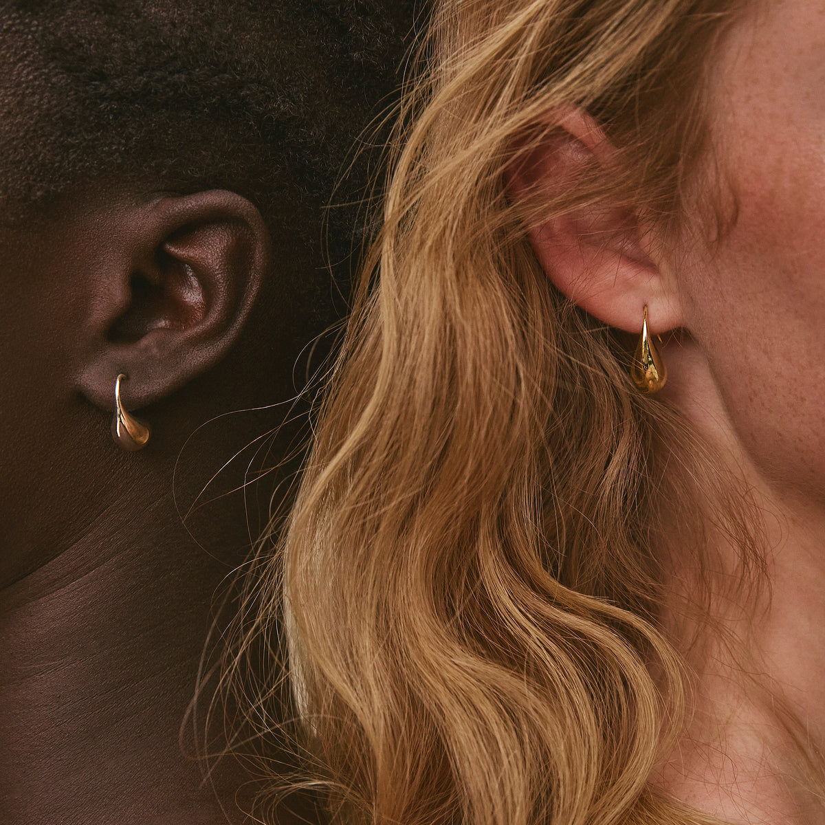 NAJO Eau Earrings Yellow Gold E7305