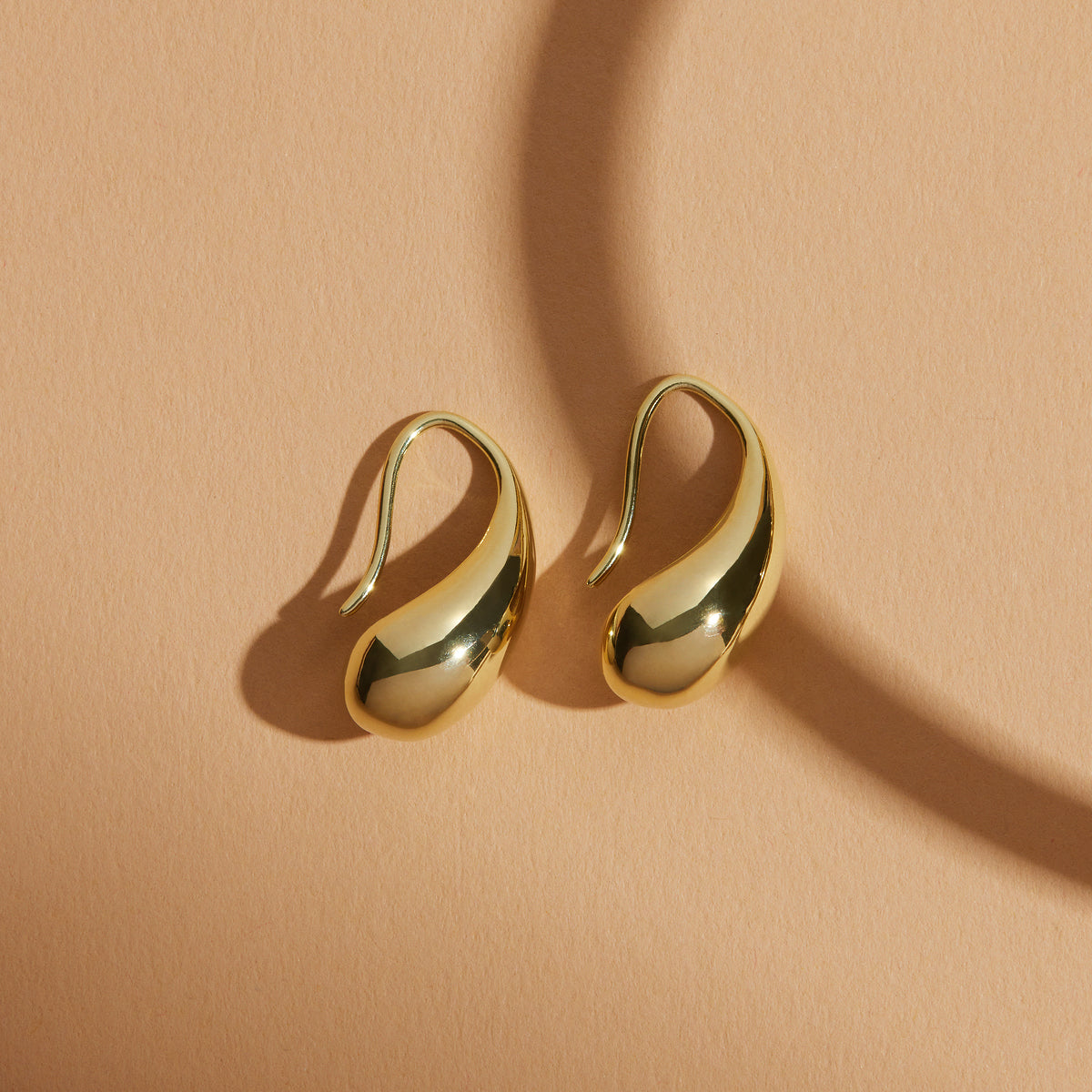 NAJO Eau Earrings Yellow Gold E7305