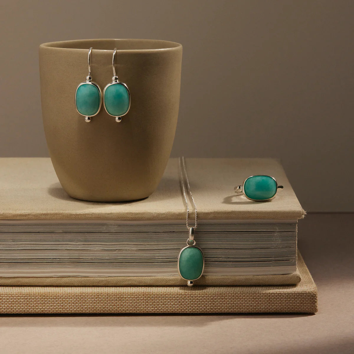 Fleur Amazonite Necklace (45+ext ) N7362