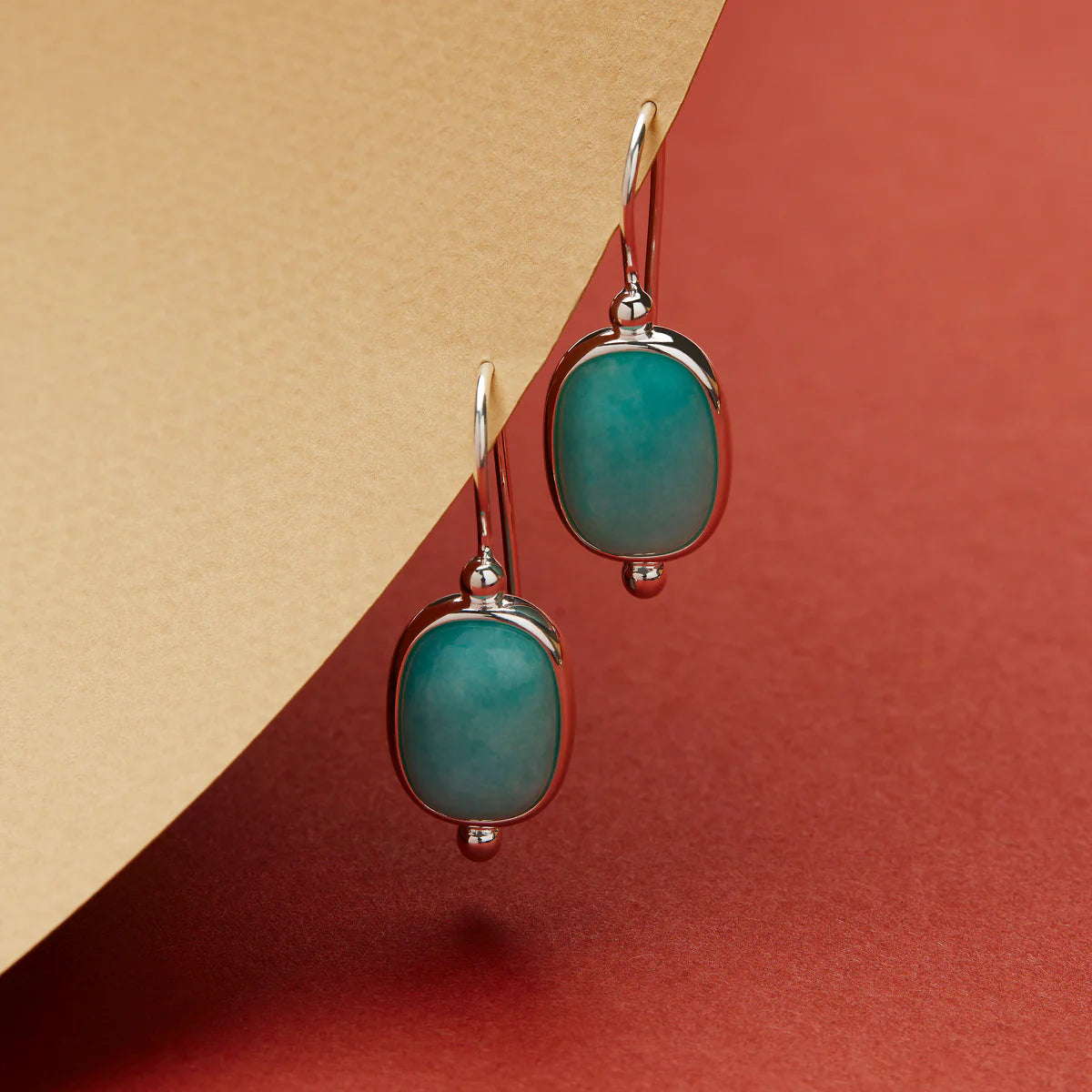 Fleur Amazonite Earrings E7362