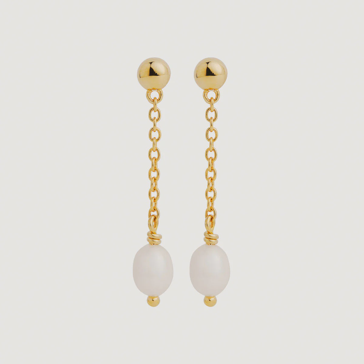 Tidal Whisper Single Pearl Earring E7502