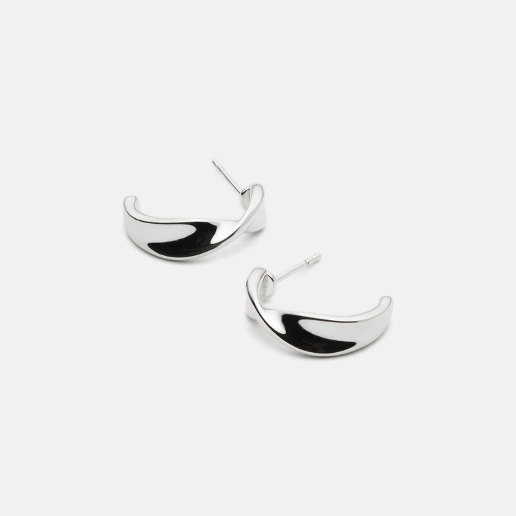 Suncrest Stud Earrings Silver E7605
