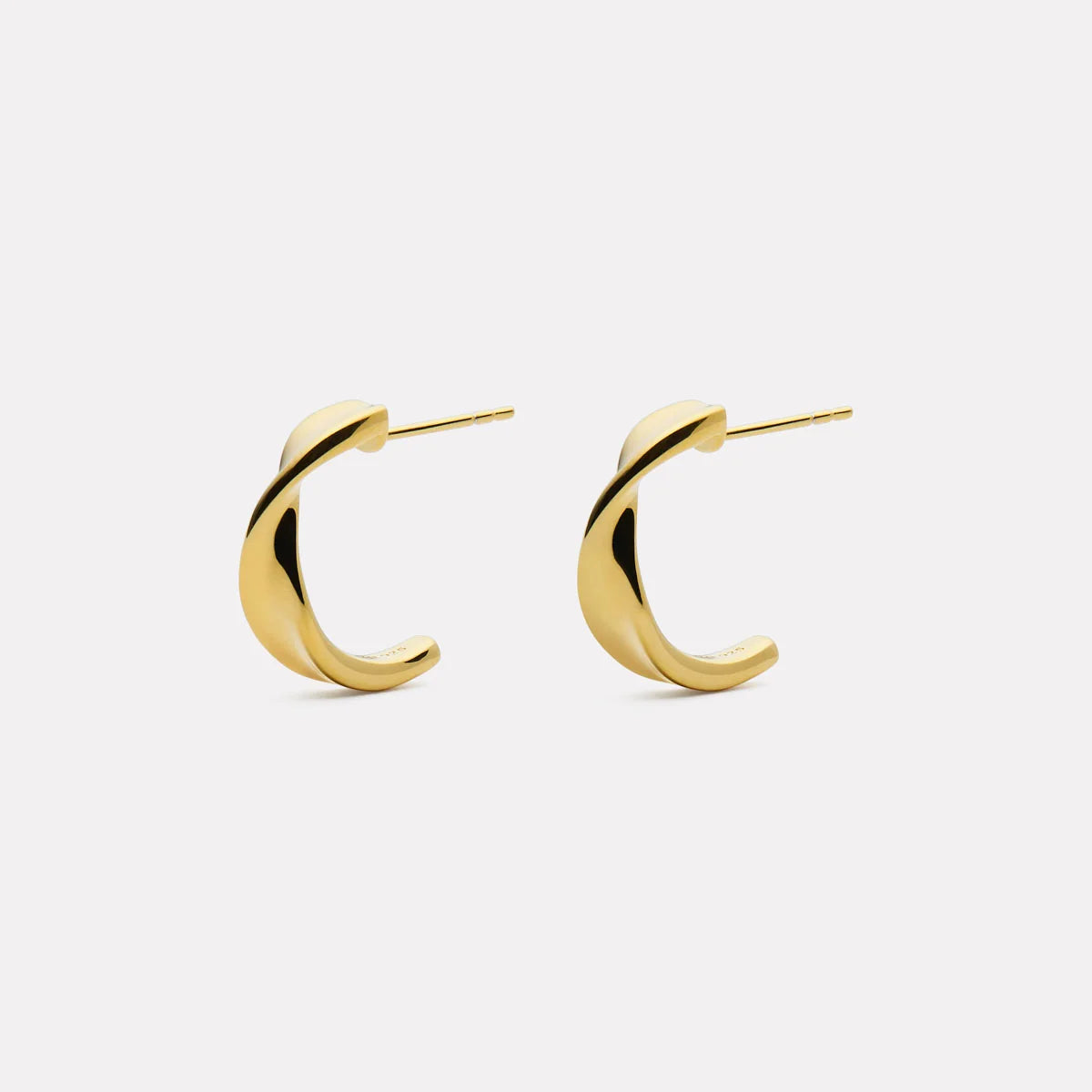 Suncrest Stud Earrings  Yellow Gold Plated  E7606
