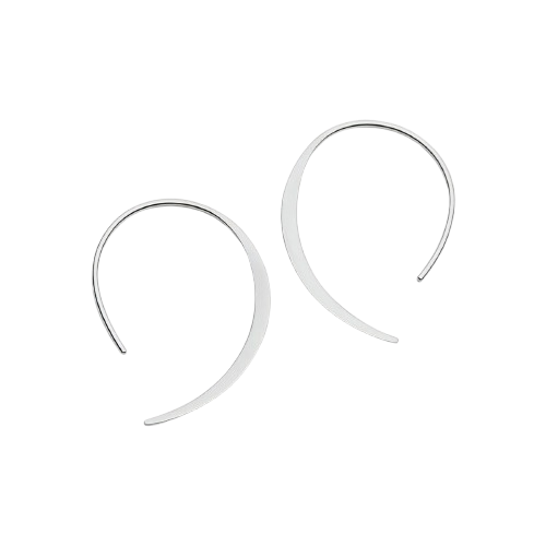 Arc Earrings E7616 Silver
