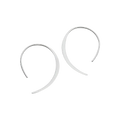 Arc Earrings E7616 Silver