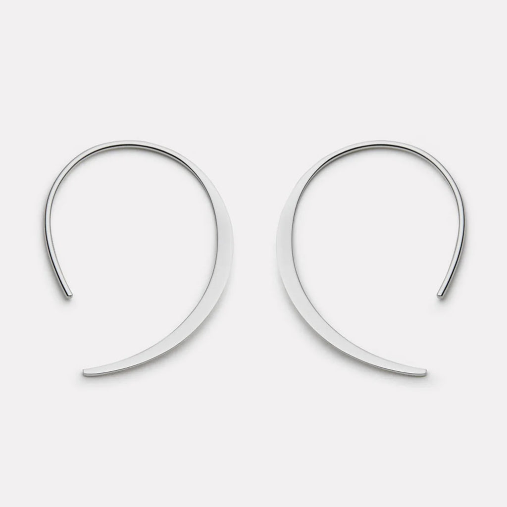 Arc Earrings E7616 Silver