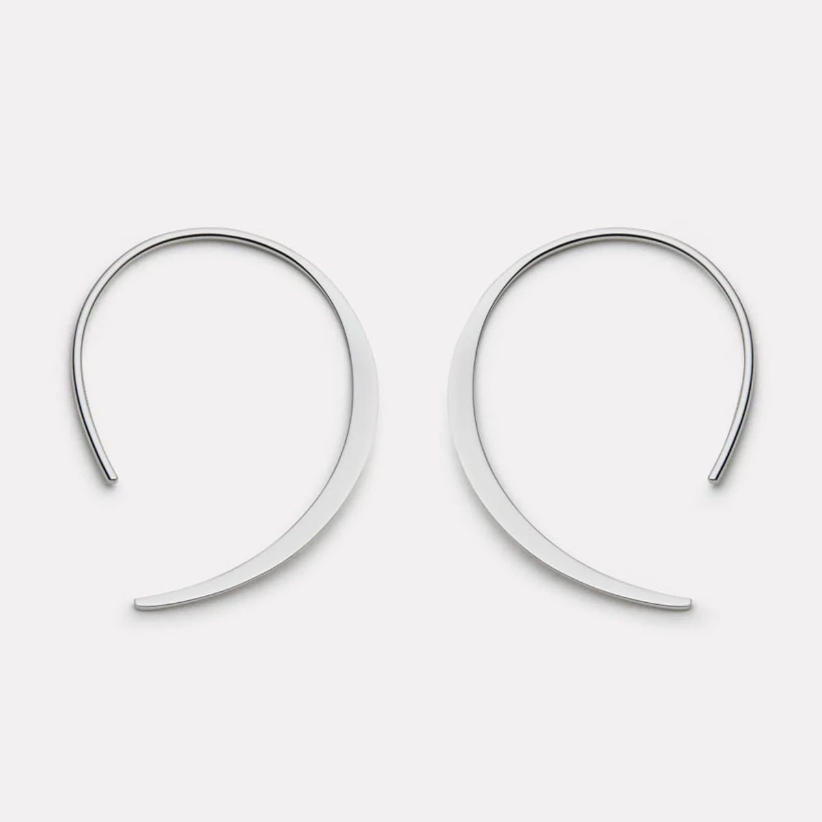 Arc Earrings E7616 Silver