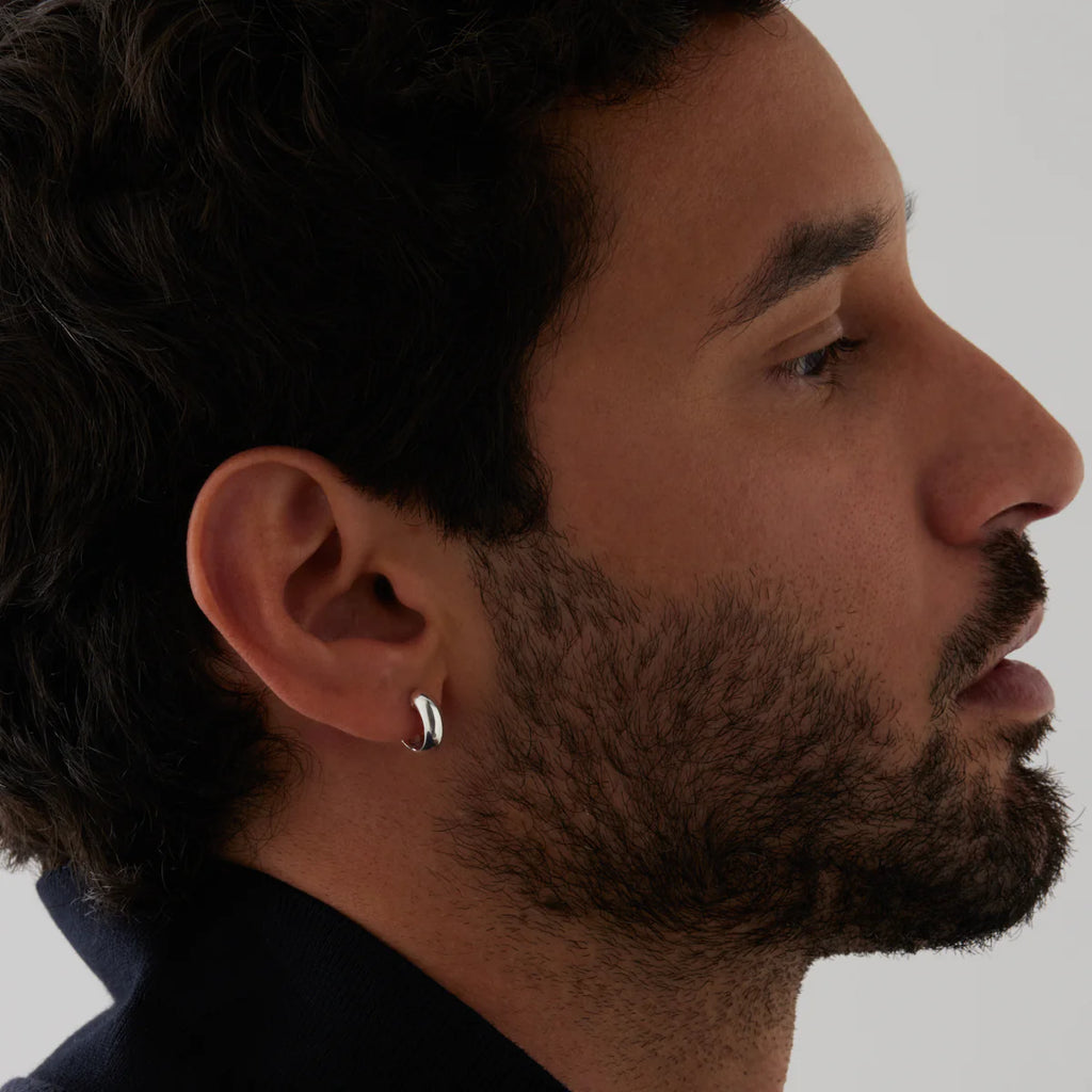 NAJO Aeon Mens Silver Earring