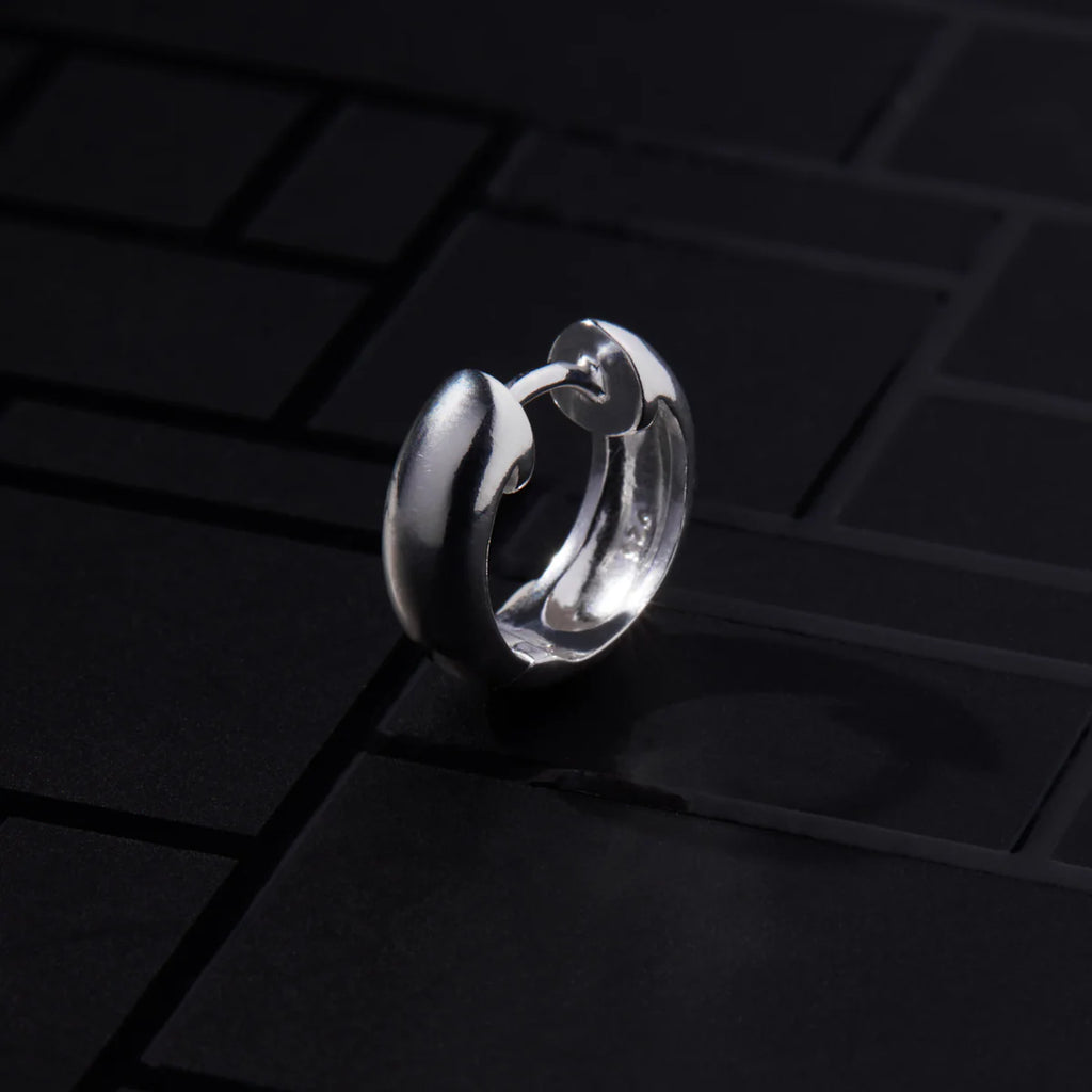 NAJO Aeon Mens Silver Earring