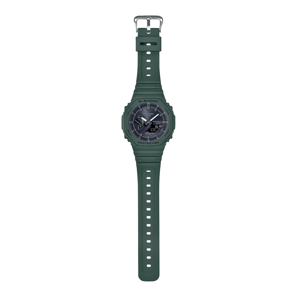 Casio G Shock Duo Bluetooth, Green Resin Band GAB2100-3A