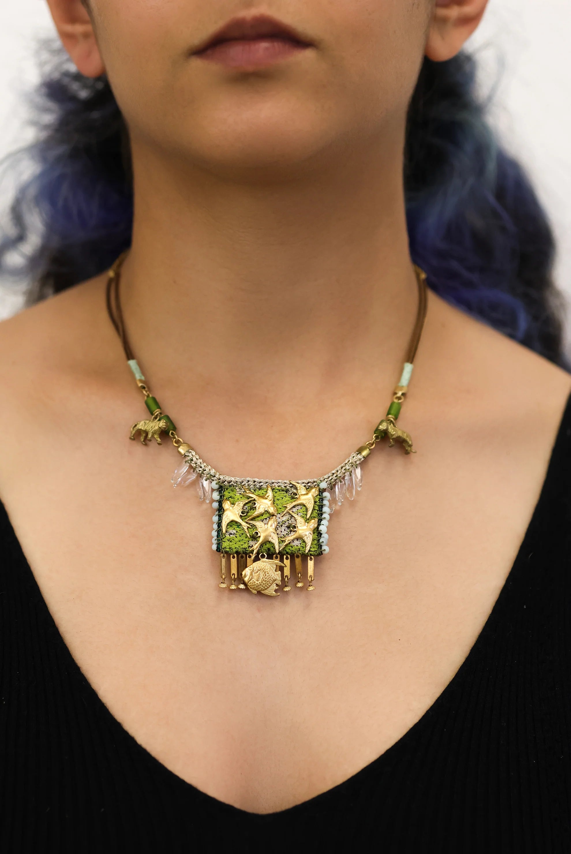 Ayala Bar - Funky Necklace Utopian Dream Set, Willow H3557