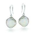 Sterling Silver Freshwater Pearl Shepherd Hook Earrings