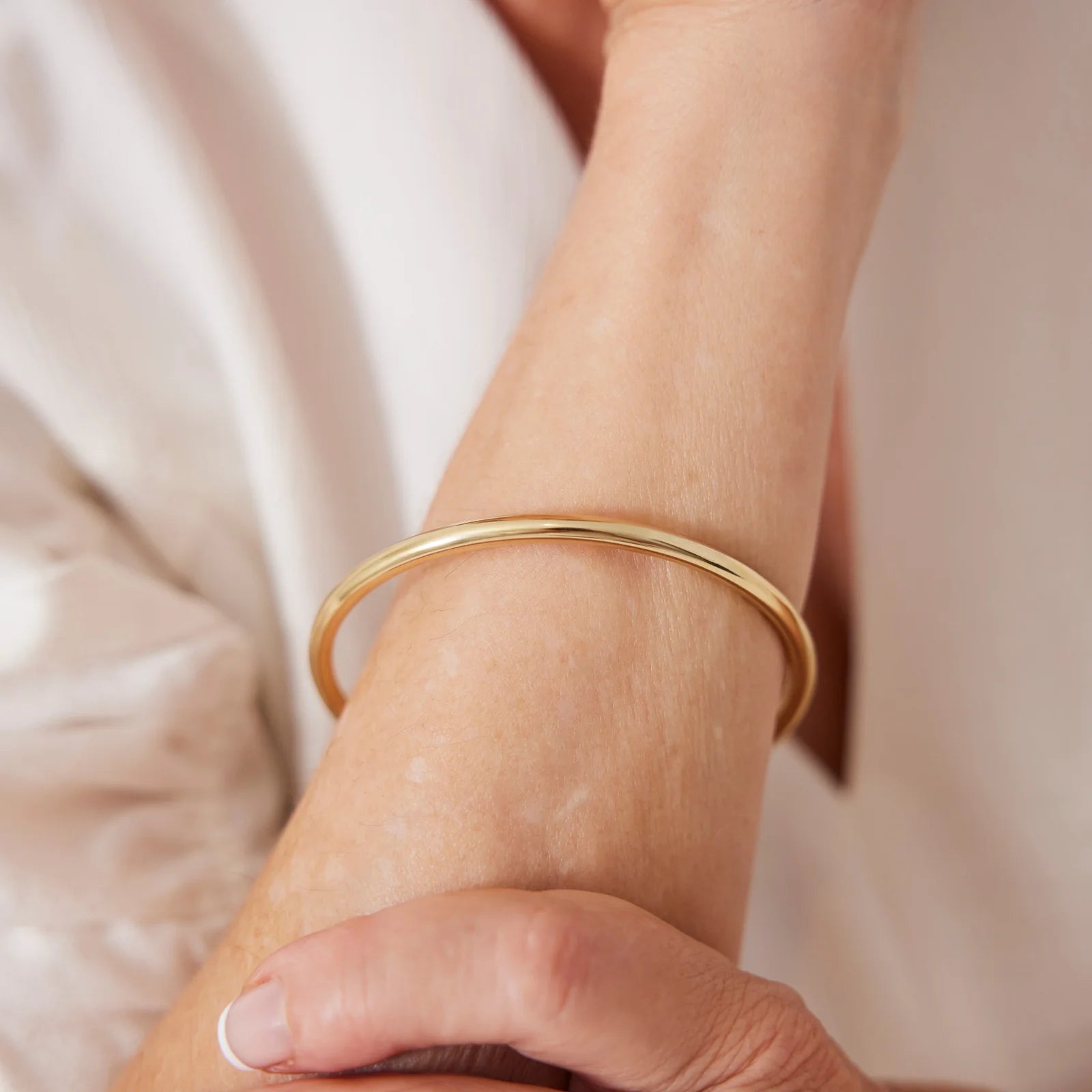 NAJO Simplicity Bangle Yellow gold plated B6506