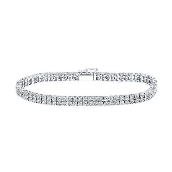 4.95ct Lab Grown Diamond Bracelet in 18ct White Gold