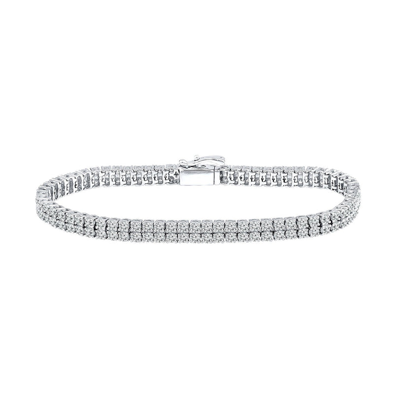 4.95ct Lab Grown Diamond Bracelet in 18ct White Gold