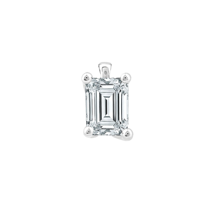 1.00ct Lab Grown Diamond Pendant in 18ct White Gold