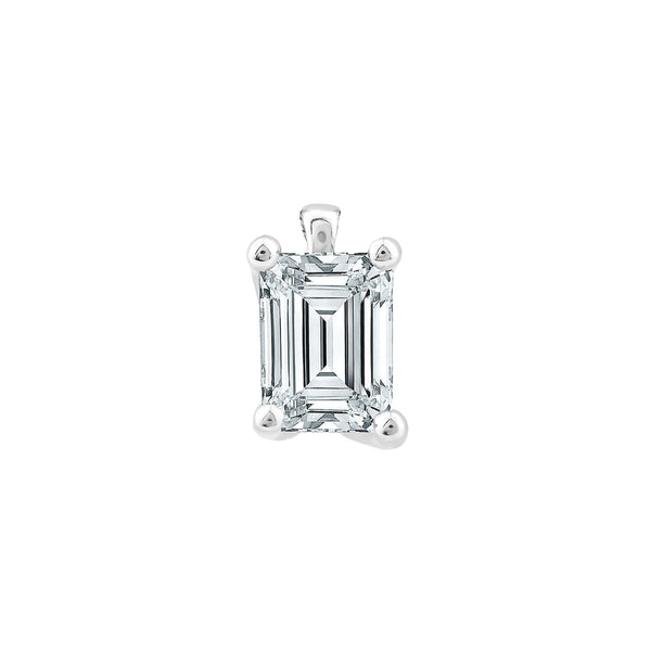 0.70ct Lab Grown Diamond Pendant in 18ct White Gold