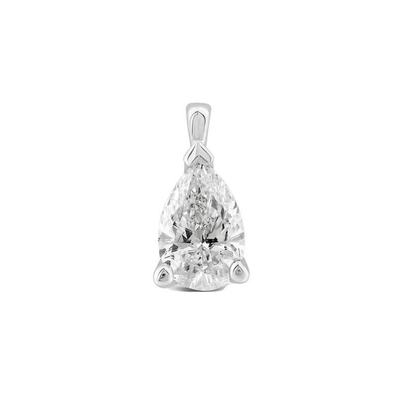 0.70ct Lab Grown Diamond Pendant in 18ct White Gold