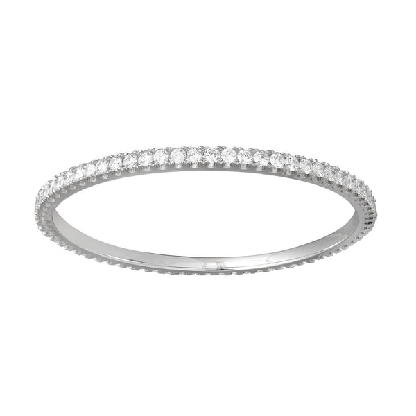 5.50ct Lab Grown Diamond Bangle in 18ct White Gold