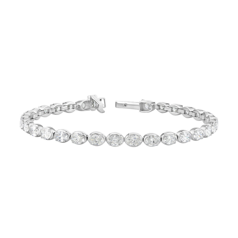 7.75ct Lab Grown Diamond Bracelet in 18ct White Gold