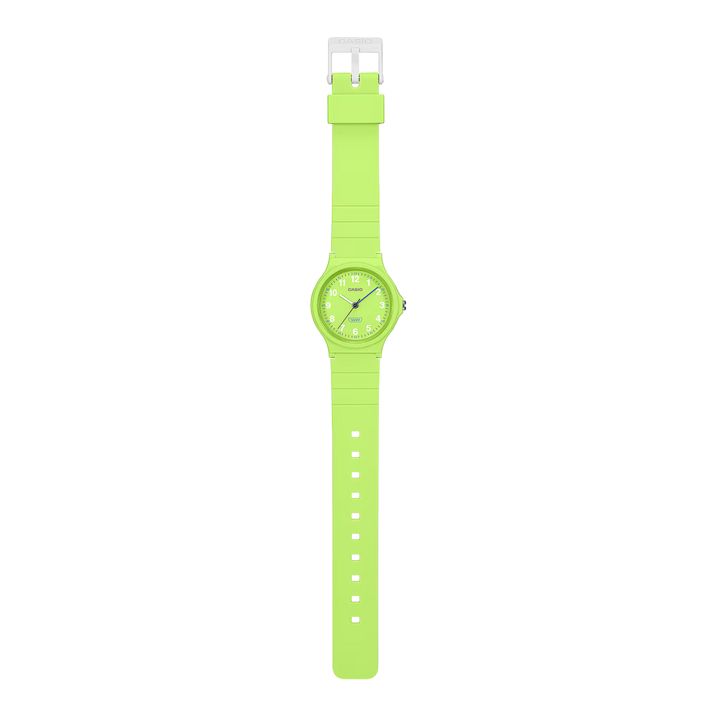 Casio Analogue, Green Face and Resin Band LQ24B-3B