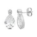 Sterling Silver Cubic Zirconia Earrings m2318