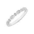 9ct White Gold Diamond Ring M3021