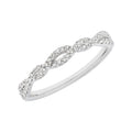 9ct White Gold Ring Set Wth Diamonds M3059