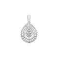 9ct White Gold 0.20ct TWD Diamond Pendant M3154
